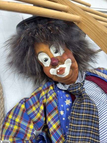 Hanging Clown On Swing, Has Damage