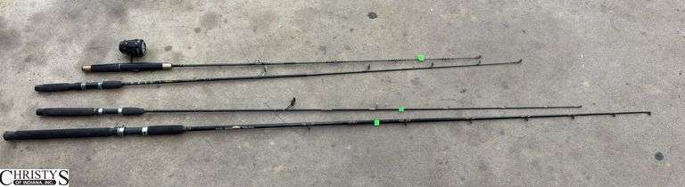 4 Fishing Poles, Cabela's and Others image
