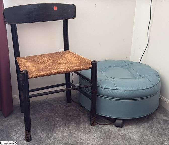 Ottoman missing button, Side Chair 19x16x30 image