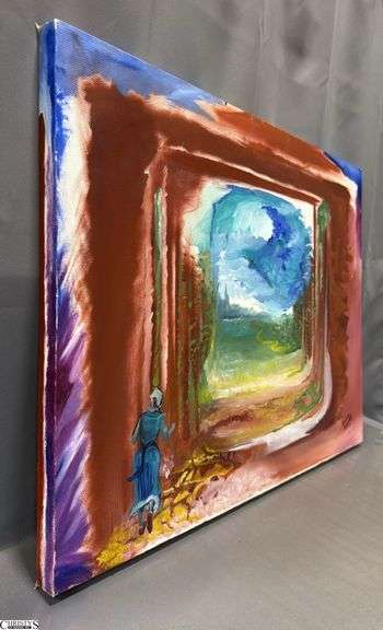 Signed Canvas Painting By Leanna Arnold, 24x30"
