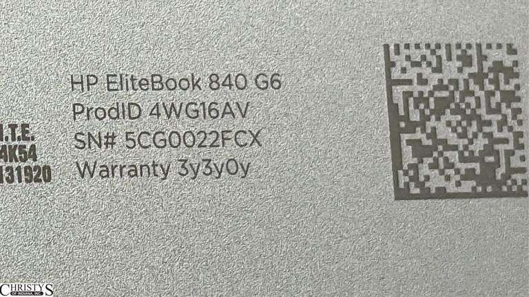 HP Laptop Untested No Power Cord