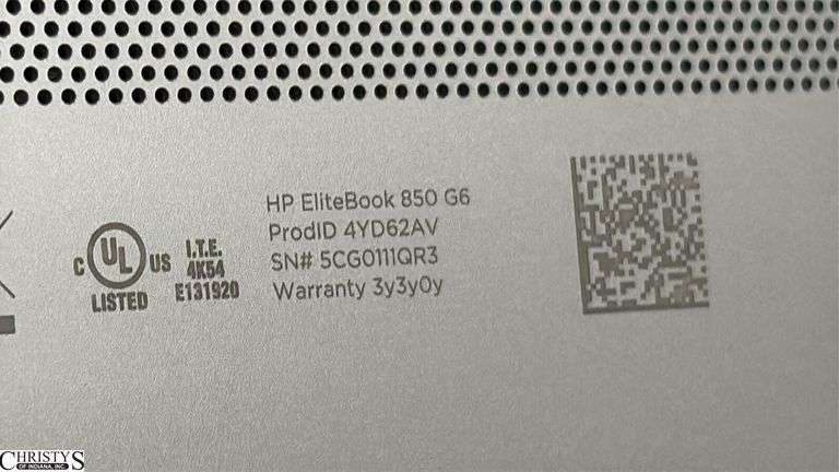 HP Laptop Untested No Power Cord