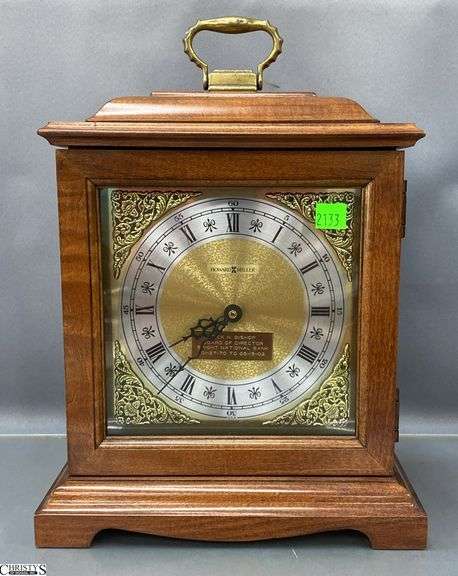 Howard Miller Mantle Clock 9.5" x 5.5" x 14" - has personalized plaque image