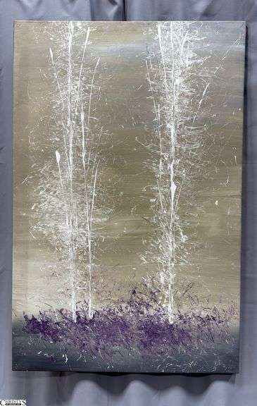 Samuel Tinoco Trees #31, Acrylic Painting on Canvas, Measures 36x55" image