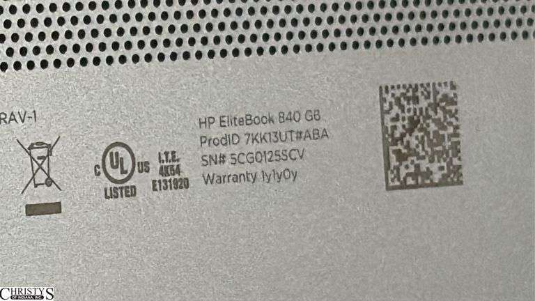 HP Laptop Untested No Power Cord