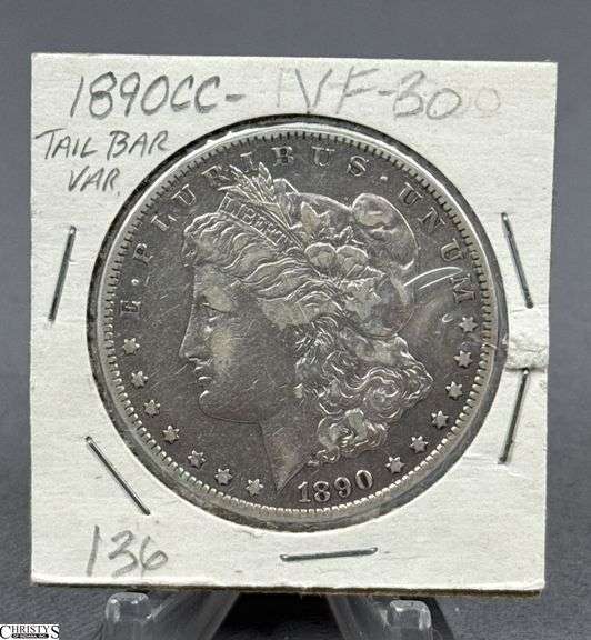 1890 CC Morgan Silver Dollar