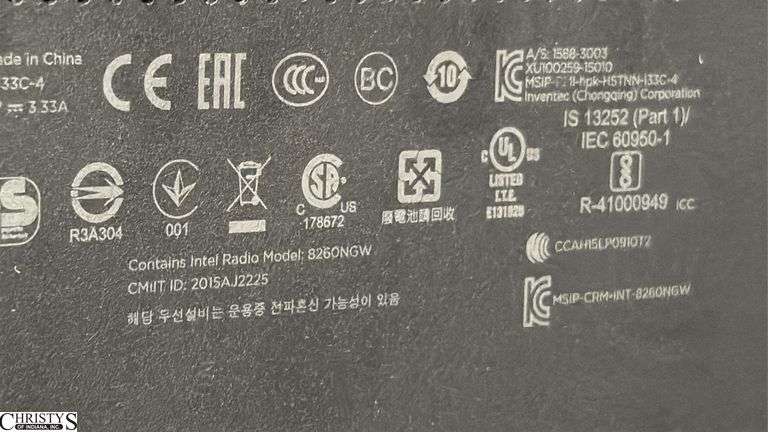 HP Laptop Untested No Power Cord