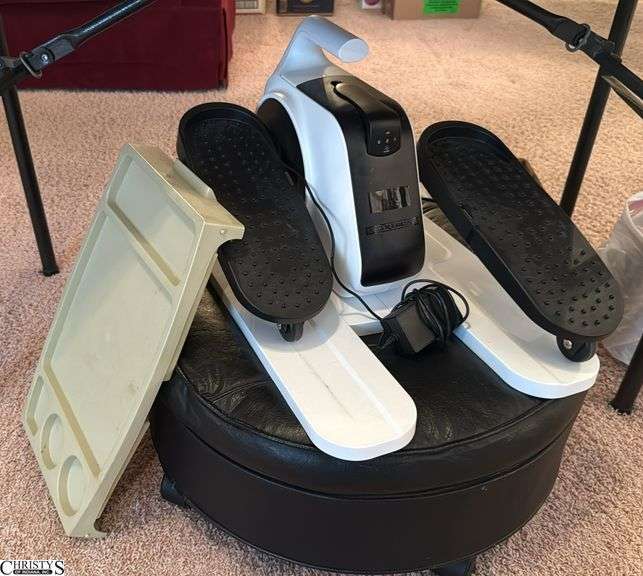 Ellipse Stepper, tray and Ottoman image