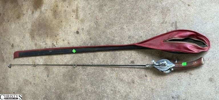 Vintage Hurd Super Caster Fishing Pole image