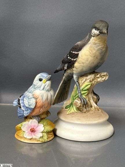 5 Bird Figurines - Andrea by Sadek, Lefton, and Others - 7" of tallest