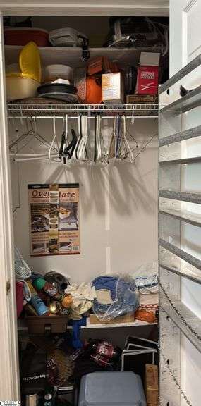 Contents of Laundry Area and Closet. NO WASHER, DRYER, OR ATTACHED ITEMS. This is just for the kitchen goods, household items, and cleaning products image