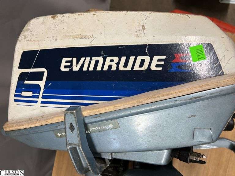 Evinrude Six Boat Motor Untested