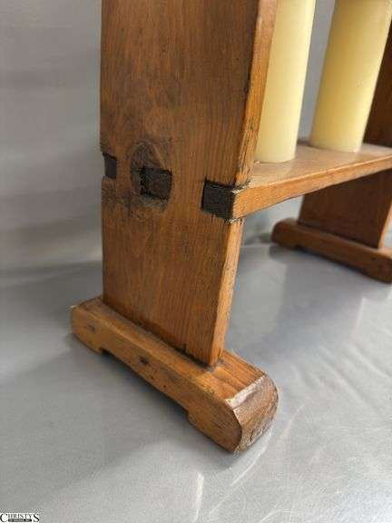 Rustic Wooden Candle Holder with Candles16x20"