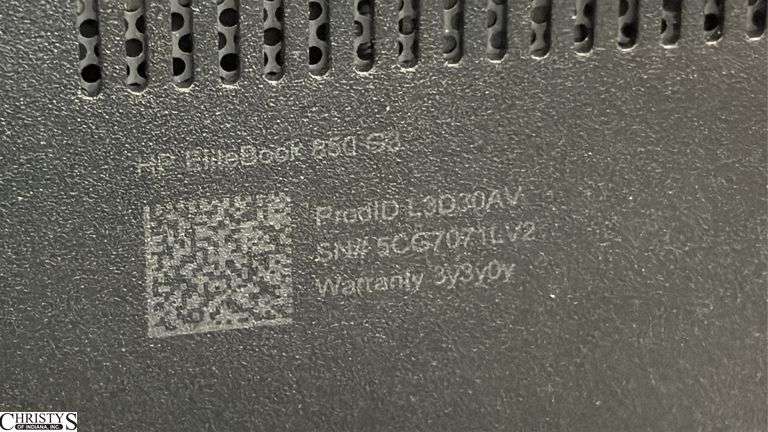 HP Laptop Untested No Power Cord