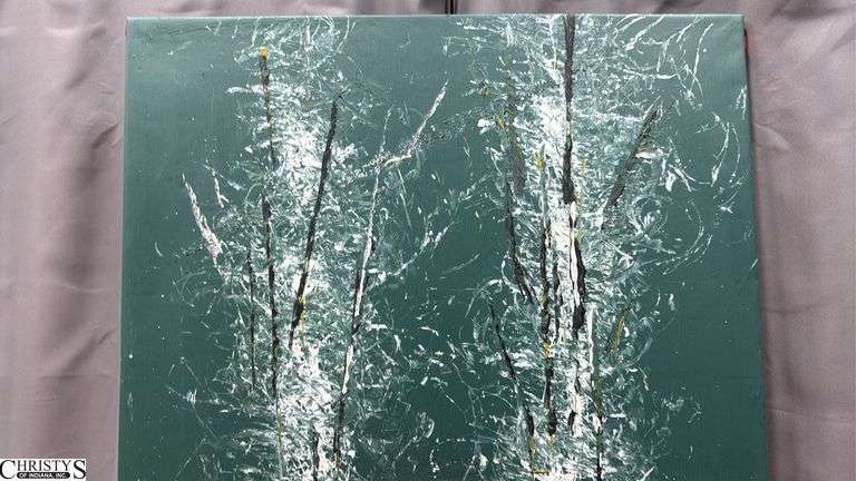 Samuel Tinoco Trees #52, Acrylic Painting on Canvas, Measures 36x55"