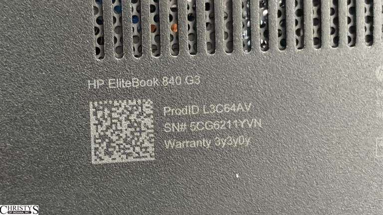 HP Laptop Untested No Power Cord