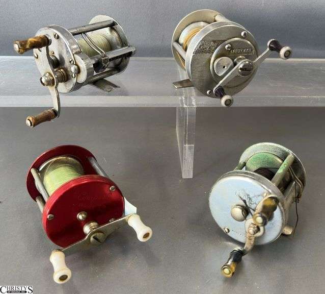 4 Fishing Reels, Pflueger, Langley, Compac, and other image