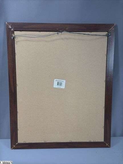 Mickey Mantle and Joe DiMaggio Framed Under Glass Baseball Photo Prints.  18"x 22"