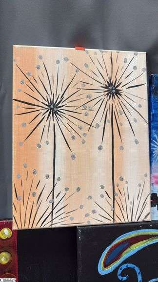 10 Painting Party Canvases, Love, Water, Fair at Sunset, Largest 16x20"