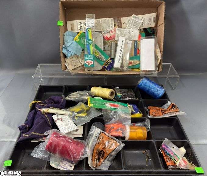 Fishing Lures, Line, Weights, Misc image