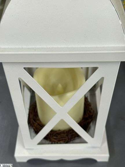 Angel Garden and Memorial Figurines, Battery Operated Lantern Tallest 14"