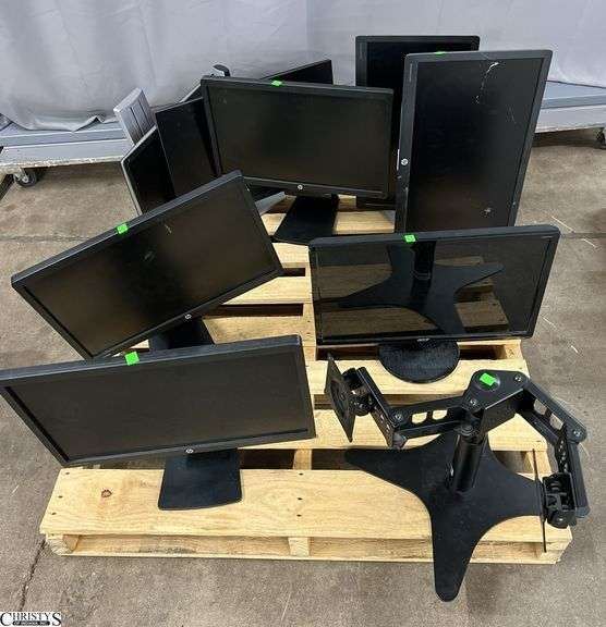 Pallet Monitors and Dual Monitor Stand image