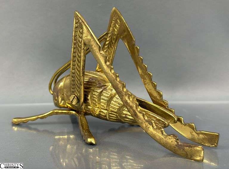 Brass Grasshopper 5.25"x3"