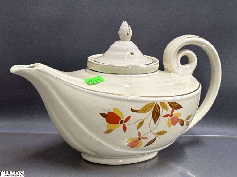Hall's Jewel Tea Pitcher and Teapot - 8" of pitcher