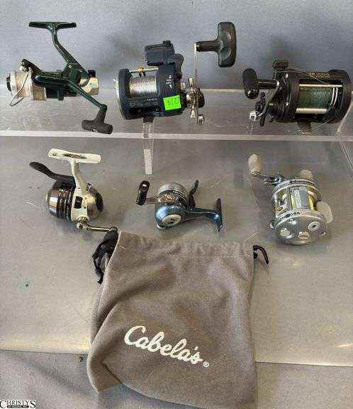 6 Fishing Reels, Okuma, Shimano, Abu Garcia and others image