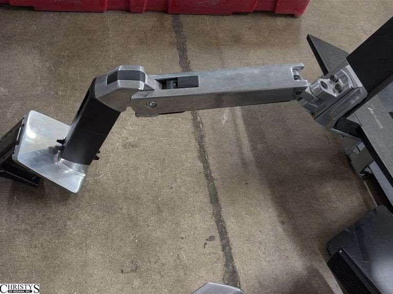 Pair of Table Mount Monitor Keyboard Stands