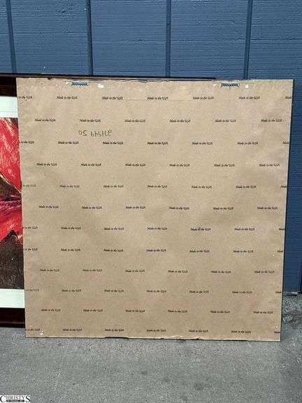 3 Floral Motif Wall Art, Largest 44"x43"