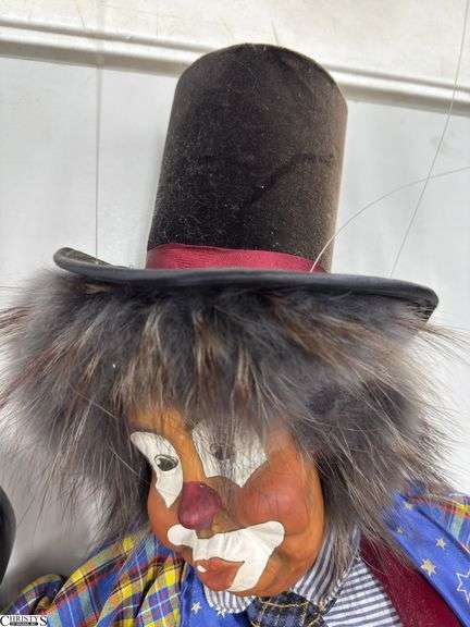 Hanging Clown On Swing, Has Damage