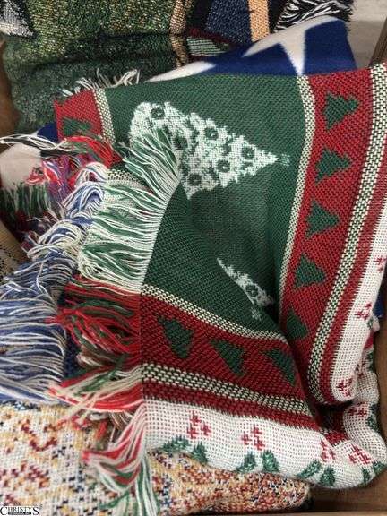 Woven Throws, Crocheted, Fleece, Table Runners