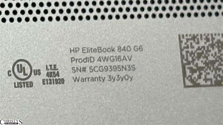 HP Laptop Untested No Power Cord