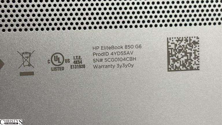 HP Laptop Untested No Power Cord