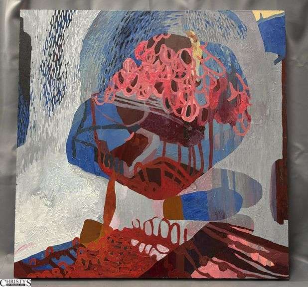 Painting On Canvas Abstract Art 36x36"