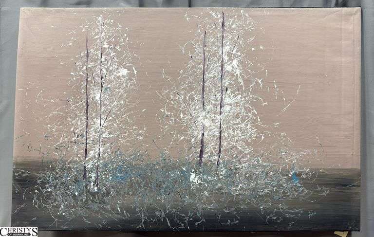 Samuel Tinoco Trees #26, Acrylic Painting on Canvas Measures 36x55" image