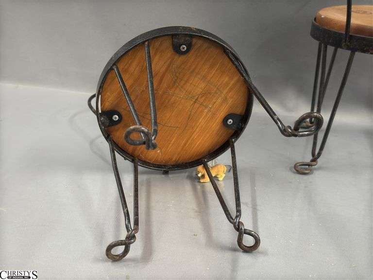 4pcs Wooden Doll High Chairs, and Ice Cream Parlor Chairs, Largest 18.5"