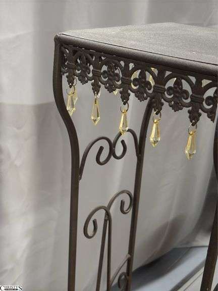 Plant Stand and Small Folding Side Table 21"x10"x17"