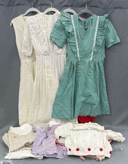 Various Girl's Toddler/Child and Ladies Vintage Clothing Pieces, Approx 15 total image