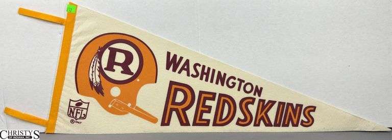 Washington Redskins NFL Pennant Dated 1967 image