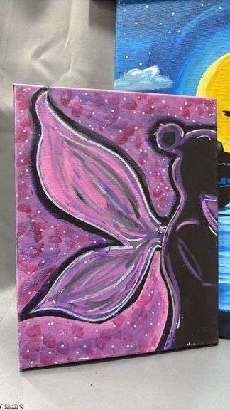 6 Painting Party Canvases, Emerald City, Witch, Peter Pan, Tink Largest 16x20"