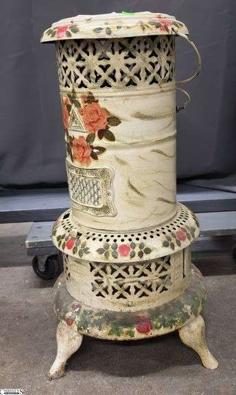 Painted Vintage Style Furnace 24" Tall image