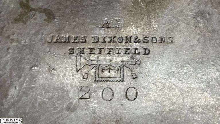 Pewter James Dixon & Sons of Sheffield, England, Warming Meat Platter 22x16"