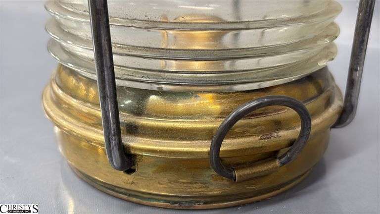 2 Nautical Lanterns, Some Wear, Missing One Insert Tallest One 16"