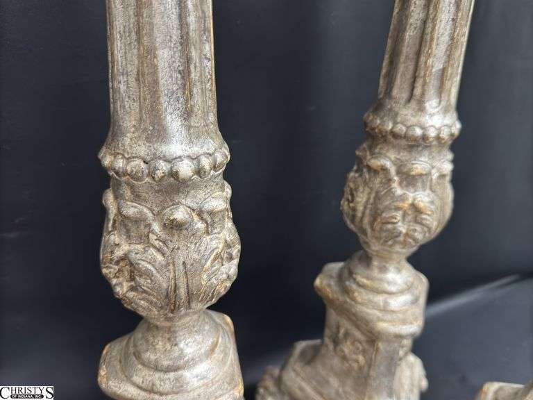 4 Composite Altar Pricket Candle Sticks 24"