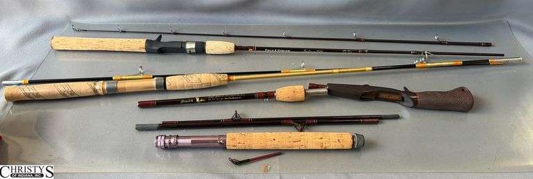 3 Fishing Poles, Eagle Claw and Others image
