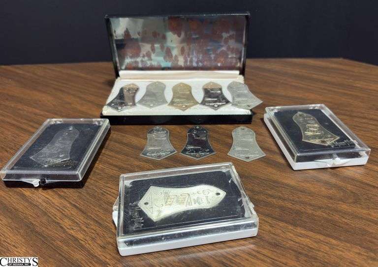 23 Engraved Guitar Truss Rod Covers - 2.5" of each image