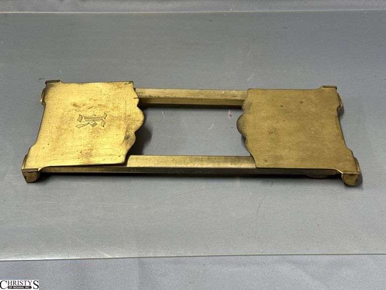Antique Book Volumes - Riley Child Rhymes, Shakspeare, Immortality of the Soul - Earliest date 1905 - w/ Brass Book Stand