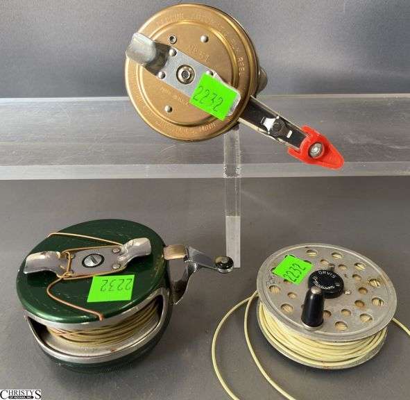 3 Fishing Reels - Perrine, Orvis, and other image